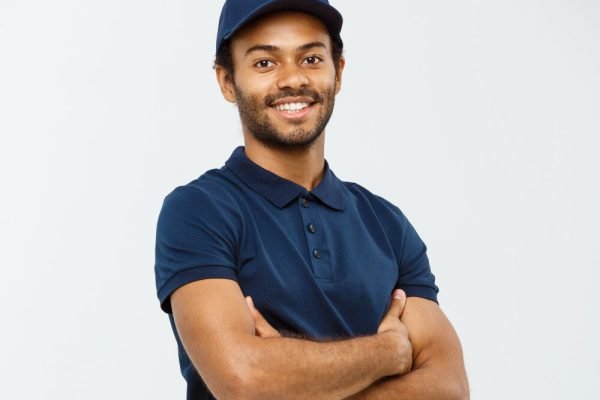 delivery-concept-handsome-african-american-delivery-man-isolated-grey-studio-background-copy-space